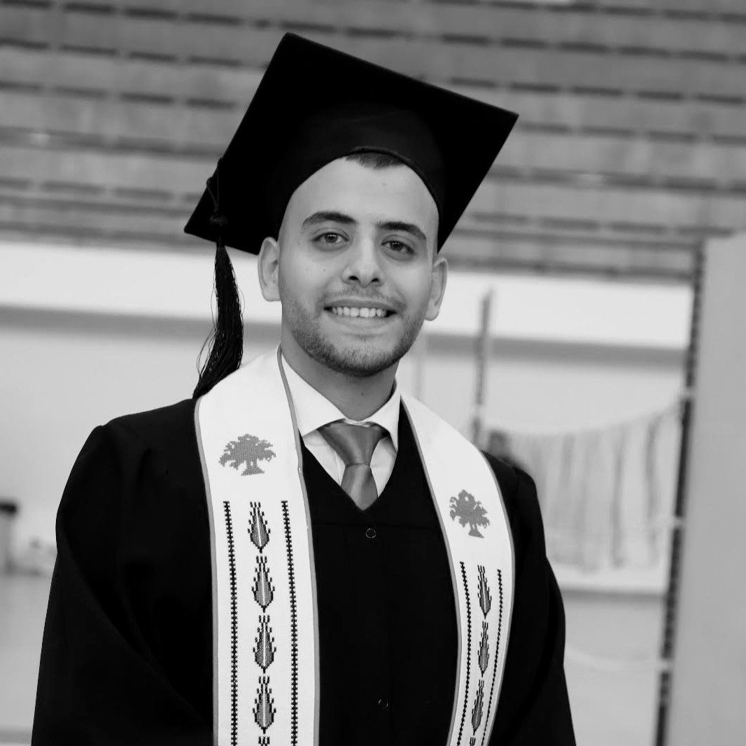 Waleed Awad at his graduation ceremony